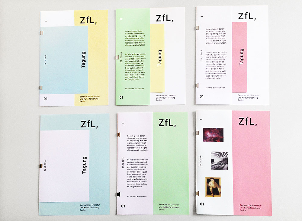 MS MANTOBER – Corporate Design ZfL Zentrum für Literatur und Kulturforschung Berlin